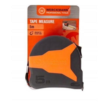 Regle Werckmann fleksibelt målebånd 5 meter 72mm med magnet
