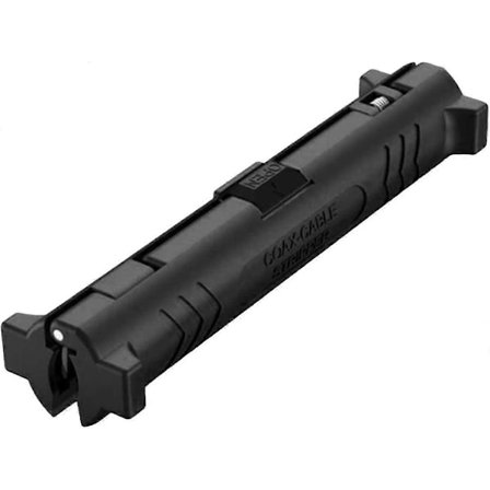 Manuel kabelstripper koaksial kabelstrippeværktøj (sort)