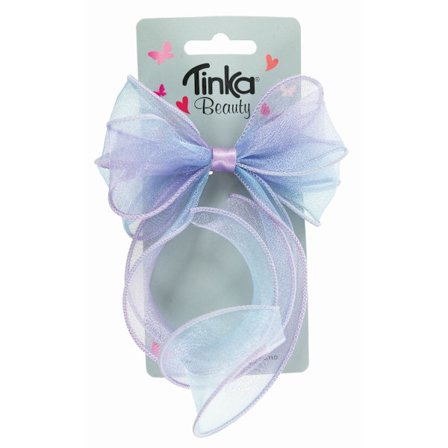 Iso sininen monivärinen rusetti - Tinka