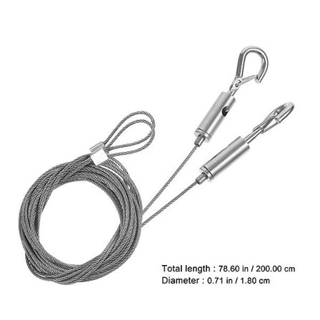 2 st Tunga Foto Ram Rep Snöre Bild Ram Hängande Rep Hantverk Bild Hängare