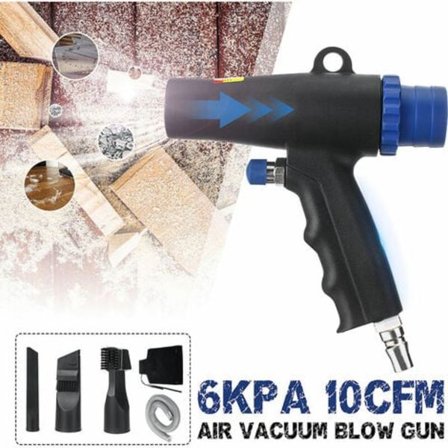 Mini Högtrycksluftdammsugare Kompressor 2 i 1 Pistoltyp Blås-/Sugpistol Energisparande Pneumatisk Rengöringsverktyg