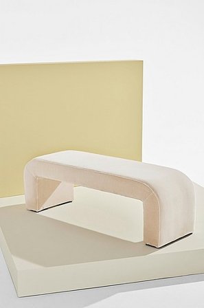 Jotex - Bank Kiefer/Sperrholz/Polyester/Polyätherschaum/Samt Odette - Kaufen Pastill - Möbel bei Jotex