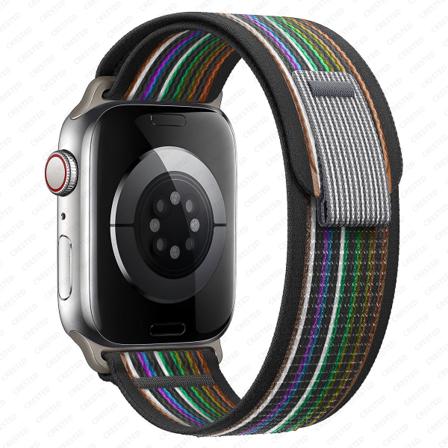 Bånd for Apple Watch-rem 49 mm 44 mm 40 mm 45 mm 41 mm 42 mm 38 mm Correa Nylon Trail Loop-armbånd Iwatch Ultra Series 7 6 5 3 Se 8 42 44 45 49mm 