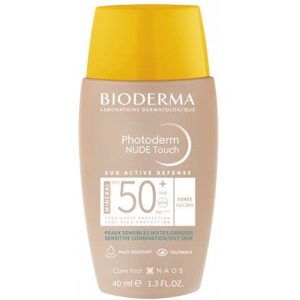 Bioderma Photoderm Nude Touch Mineral SPF 50+ Dorée 40ml