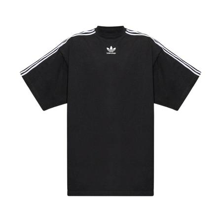 Balenciaga, T-Shirts Zwart, Heren, Maat:L