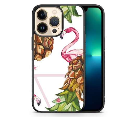 Bjornberry Skal iPhone 13 Pro - Ananas & Flamingo
