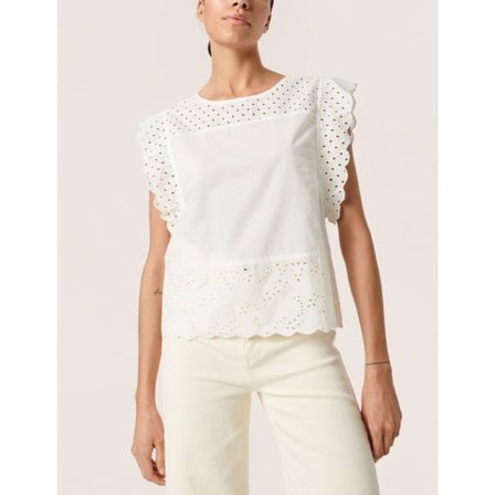 Soaked In Luxury SLCanja Blouse Skjortor Dam Vit XL