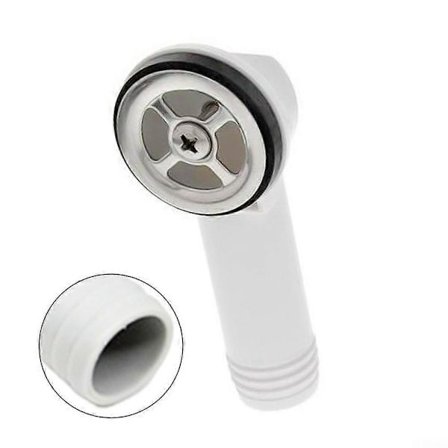 Udskiftningsrør til vask Overløbsrør Hane Prop Reservedele ABS