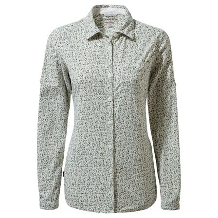 Craghoppers Nosilife Fara Longsleeve Shirt Women ́s Women long-sleeved shirts Green 16