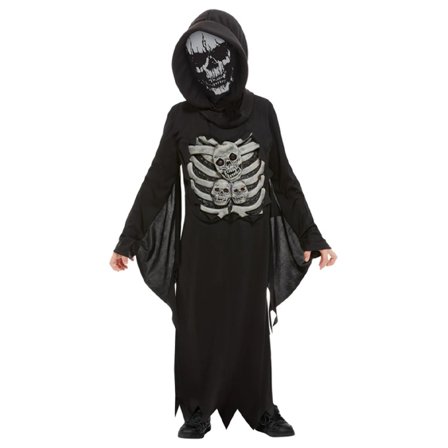 Skelett Reaper Maskeraddräkt Barn 7-9 år - Partyninja.se