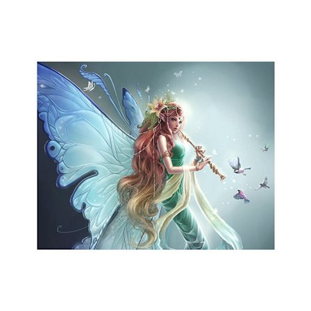 Semi diamant Blomster Fe DIY Strass Maleri Stue Dekoration Kunst Håndværk 8642 Fe