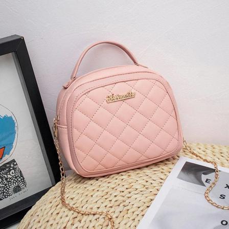 Dam Kedja Axelväska Dam Pu Läder Crossbody Bag