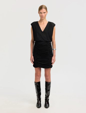 Selected Slfslim Mira Reversible Sl Short Dress - Black - S