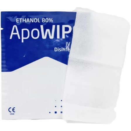 Apowipe IV-port injtørk steril