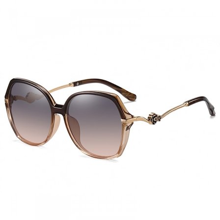 Polariserte solbriller for kvinner - Klassiske, trendy og stilige solbriller med 100 % UV-beskyttelse