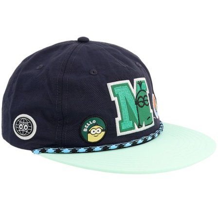 Capslab - Svart snapback Keps - Minions Navy/Mint Snapback @ Hatstore