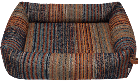 Cloud7 Sleepy Stripes koiranpeti, S, Blue-Red