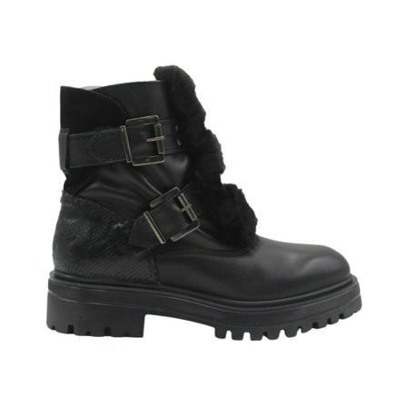 CafèNoir, Boots Cnid 21P000012 Zwart, Dames, Maat:38 EU