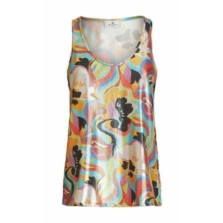 Etro Sleeveless Tops Orange, Dame, Størrelse: 2XS