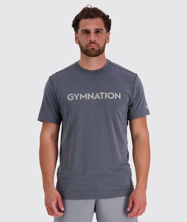 Men's Gymnation T-Shirt | Gymnation steel grey / L