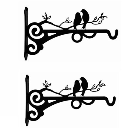 1 Stk/2 Stk Hængekurvkrog Plantebeslag 2 STK 2 STK