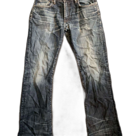 Blå bootcut jeans