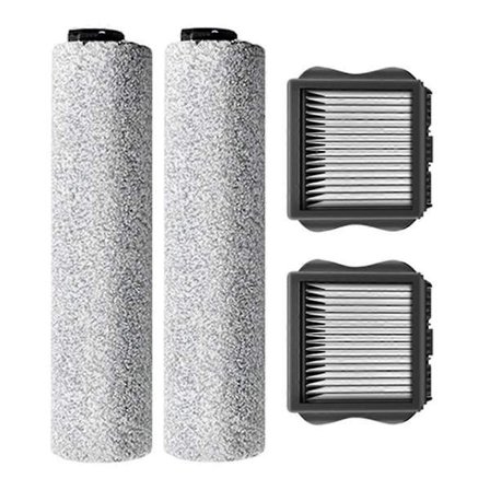 Børsterulle og filterudskiftning til 1.0 ledningsfri våd tør støvsuger gulvvasker reservedele