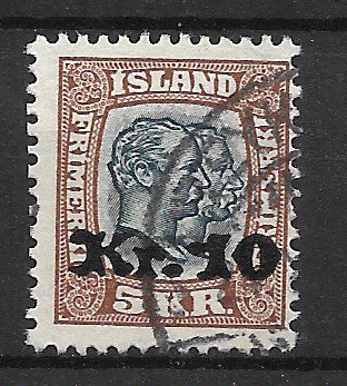 Island 1930 - AFA 141 - Stemplet