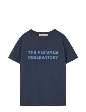 THE ANIMALS OBSERVATORY Navy Orion T-Shirt - Navy - 8 Y