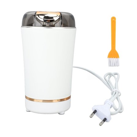 200W Elektrisk Kaffekvarn Rostfritt Stål Blad Effektiv Liten Kaffeböna Örter Kryddor Kvarn för Kök