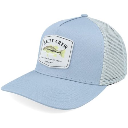 Salty Crew - Blå trucker Keps - Bigmouth Blue Fog A-Frame Trucker @ Hatstore