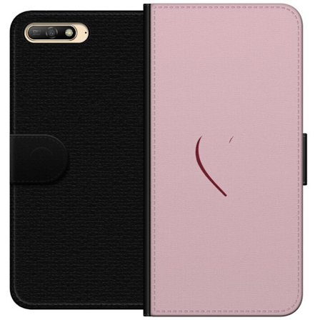 Kompatibelt Plånboksfodral till Huawei Huawei Y6 (2018) SoftPinkLove