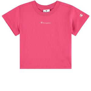 Kids - Champion Pink Logo T-Shirt 7-8 Years - Tops - 7-8 years - Pink - Mädchen