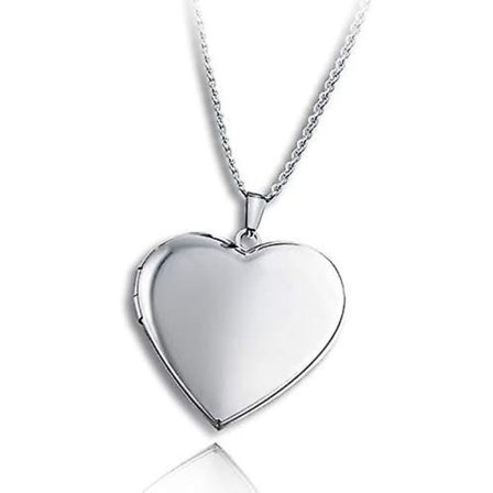 Halsband med fotohjärtlocket för minnesvärda stunder