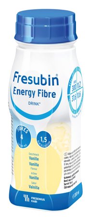 Fresubin Energy Fibre Drink næringsdrikk vanilje 4x200 ml