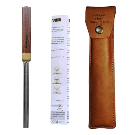 Guitar Fret Crowning File Leveling Dressing Tool Guitar Fret Verktyg för elektrisk akustisk gitarr, ukulele, bas, banjos