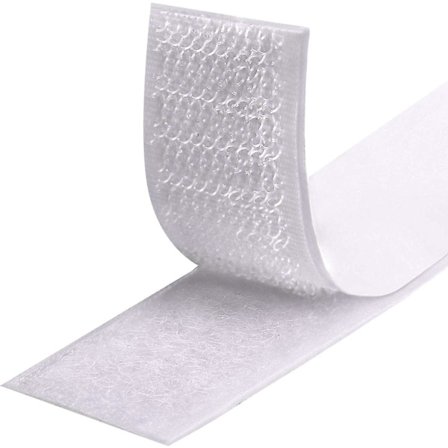 Borrelås Tape Selvklebende 5m Ekstra Sterk, dobbeltsidig Lim Med Borrelås 20mm Bred Selvklebende Lim Pute Med Løkkebånd