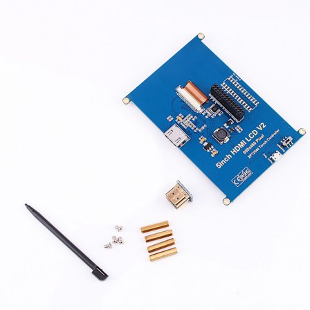 5 tuuman GPIO kosketusnäyttö LCD-näyttö Raspberry Pi -mallille A+ B B+ PI2