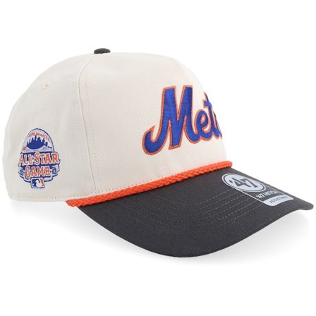 47 Brand - Beis adjustable Gorra - Hatstore Exclusive x New York Mets Cooperstown All Star Game Crosstown Script Hitch Natural A-frame Adjustable @ 