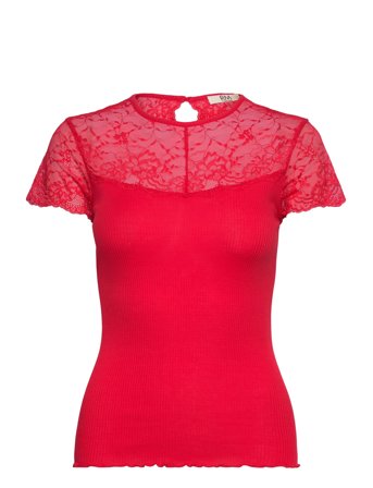 RM By Rosemunde | Rmwbea Lace Heartshape Ss Top | M