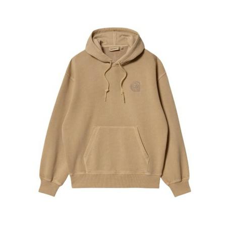 Carhartt Wip, Bluza męska Carhartt WIP W Hooded Verse C Sweat I030631 Dusty H Brown L Brązowy, Mężczyzna, Rozmiar: L