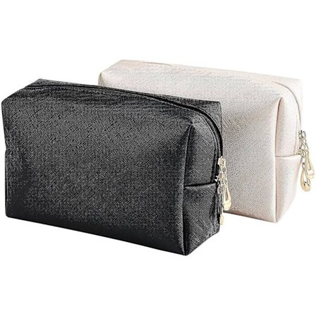 2-pakkauksen Kosmetiikkalaukut, Matkakosmetiikkalaukut Pienet Vedenpitävät Kosmetiikkalaukut Kosmetiikkalaukut Naisille A