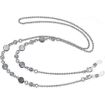 Brillekjeder, Maskekjede Halskjede Holder Snor for Kvinner, Stilige Solbriller Lesebrillekjeder (shikai)