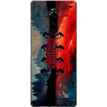 Yhteensopiva Puhelinkuori Sony Xperia 1 Madison Beer kollaasi Y2K-estetiikalla tähdillä, pastelliväreillä ja pop-inspiroidulla muotoilulla