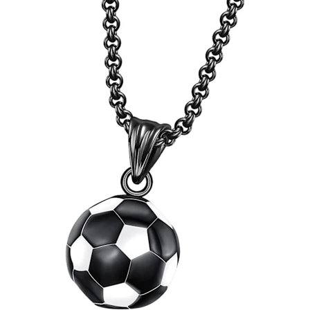 Trendy fotballhalskjede for å feire VM med justerbart kjede for jenter, gutter, barn - Unisex smykker med kjede (1 stk)