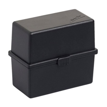 Registerkortslåda - EXACOMPTA - MEMO-BOX A8 - Svart - 10 x 15 - Små rutor - 5x5