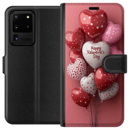 Kompatibel Tegnebogsetui til Samsung Samsung Galaxy S20 Ultra Valentinsballoner