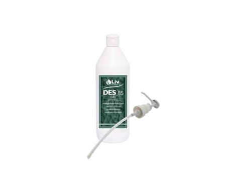 LIV Handdesinfektion Des Gel 85 med pump 1L - Lyreco - Städ och hygien - Desinfektionsmedel - Handdesinfektion