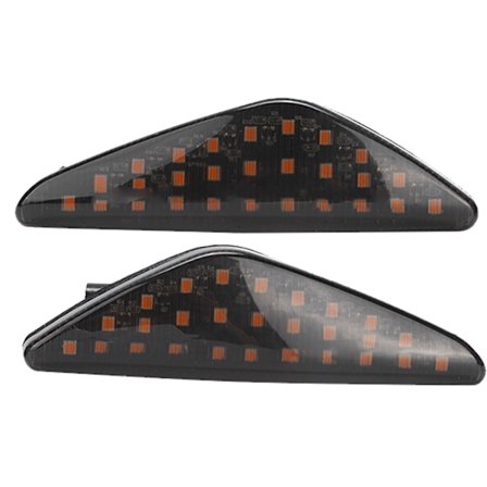 1 par 27 LED-sidomarkeringar Sekventiell blinkers Blinkande ljus Passar för F25 X3 2011‐2015