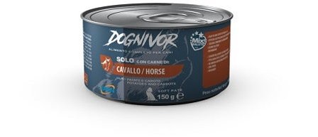 Dognivor Cibo Umido Con Cavallo Patate e Carote Per Cani Adulti